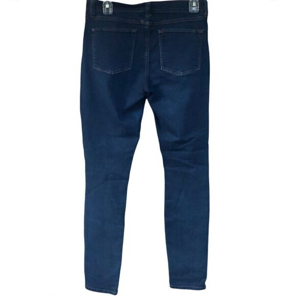 Banana republic dark wash Rinse mid rise skinny jeans -6R - Picture 2 of 12